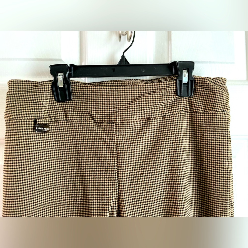 Lisette Brown/Tan Patterned Pants - image 4